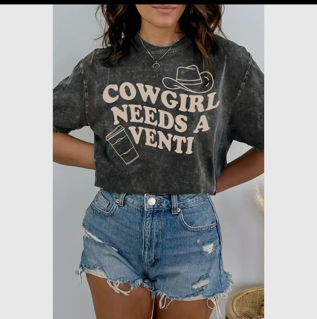 Cowgirl needs a Venti graphic tee