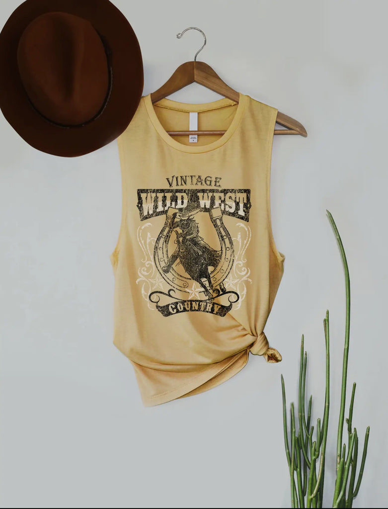 Vintage Wild West country graphic tee