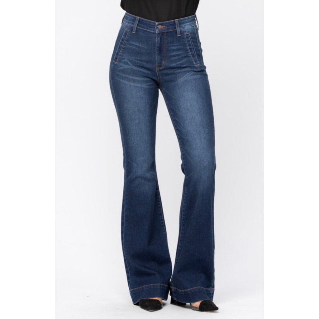 Judy Blue High rise trouser flare jeans