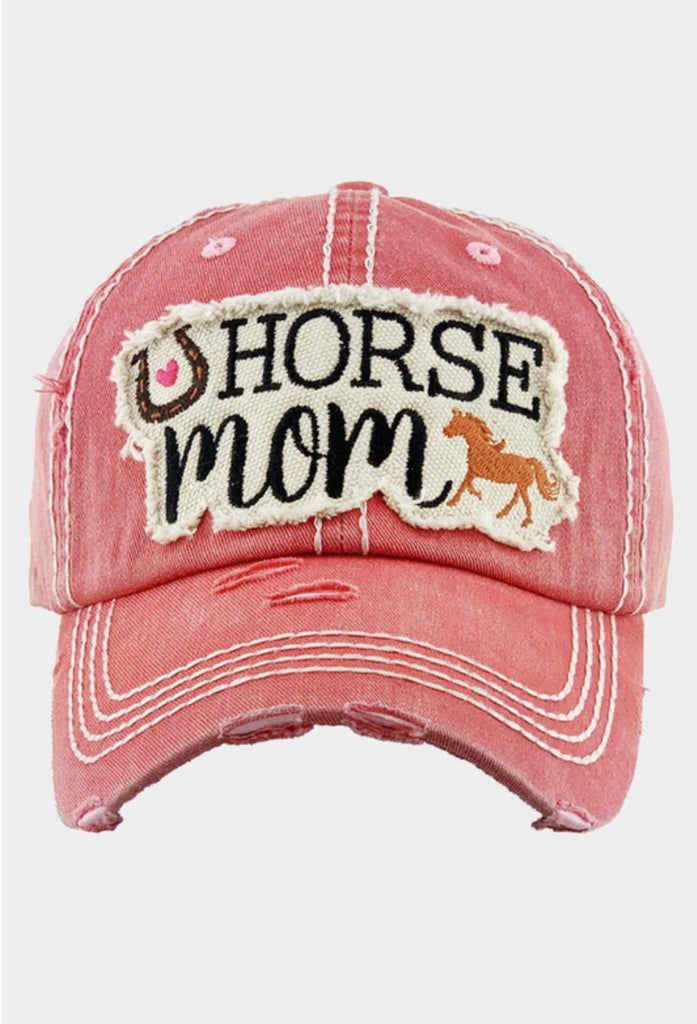Horse mom baseball cap/hat