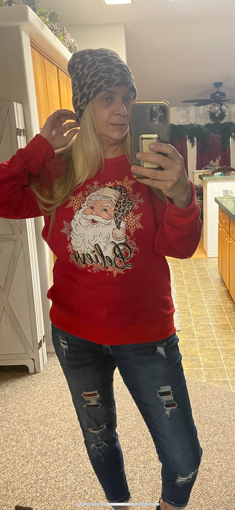 Believe Santa sweatshirt *Holiday