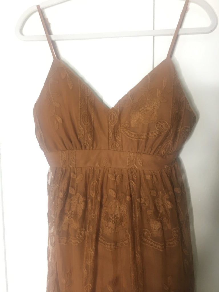 All over lace maxi romper