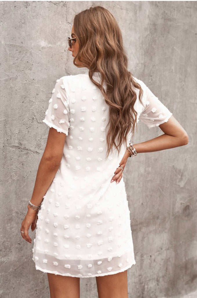 Darline Dress ( white or pink)