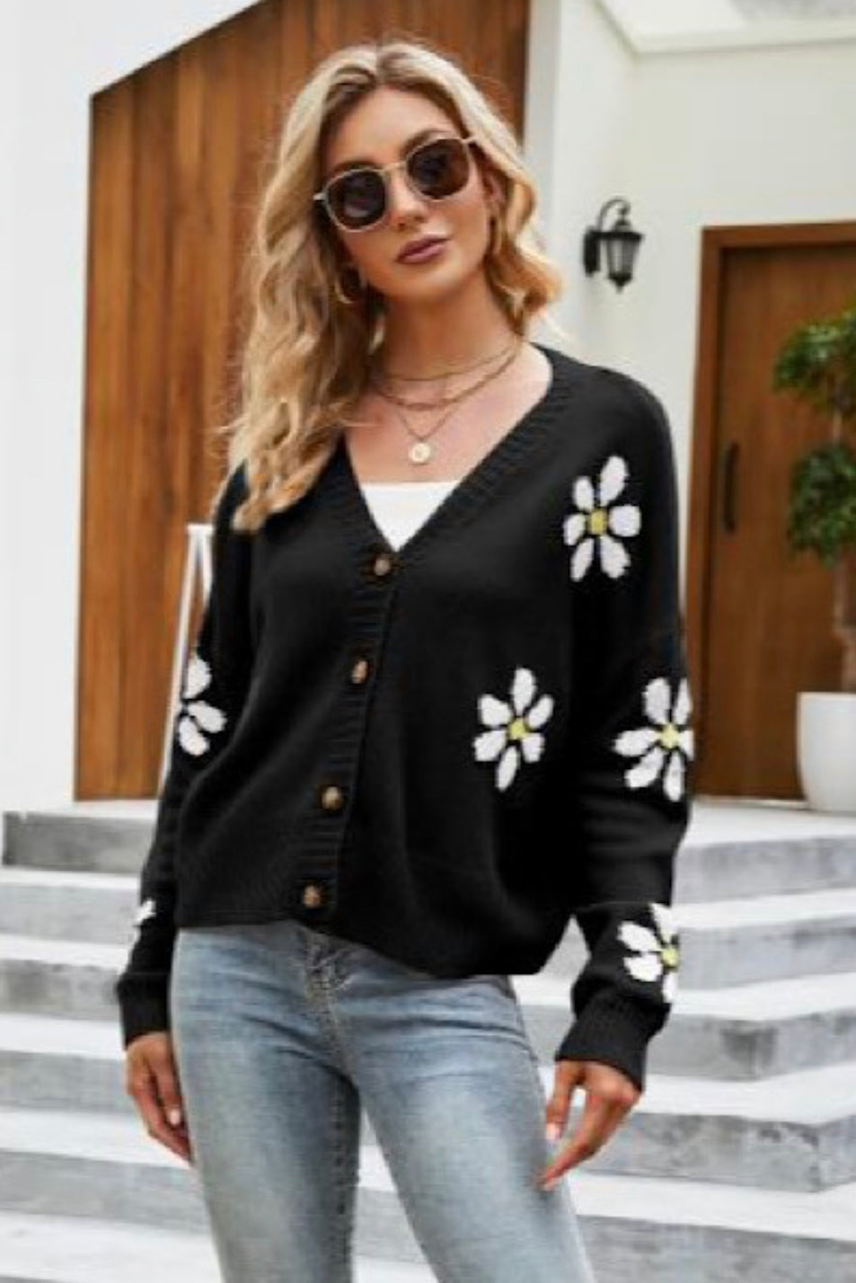 【for ★daisy★様】オーダー品 Yellow Knit Cardigan: Strawberry & Daisy Cropped Sweater - Etsy