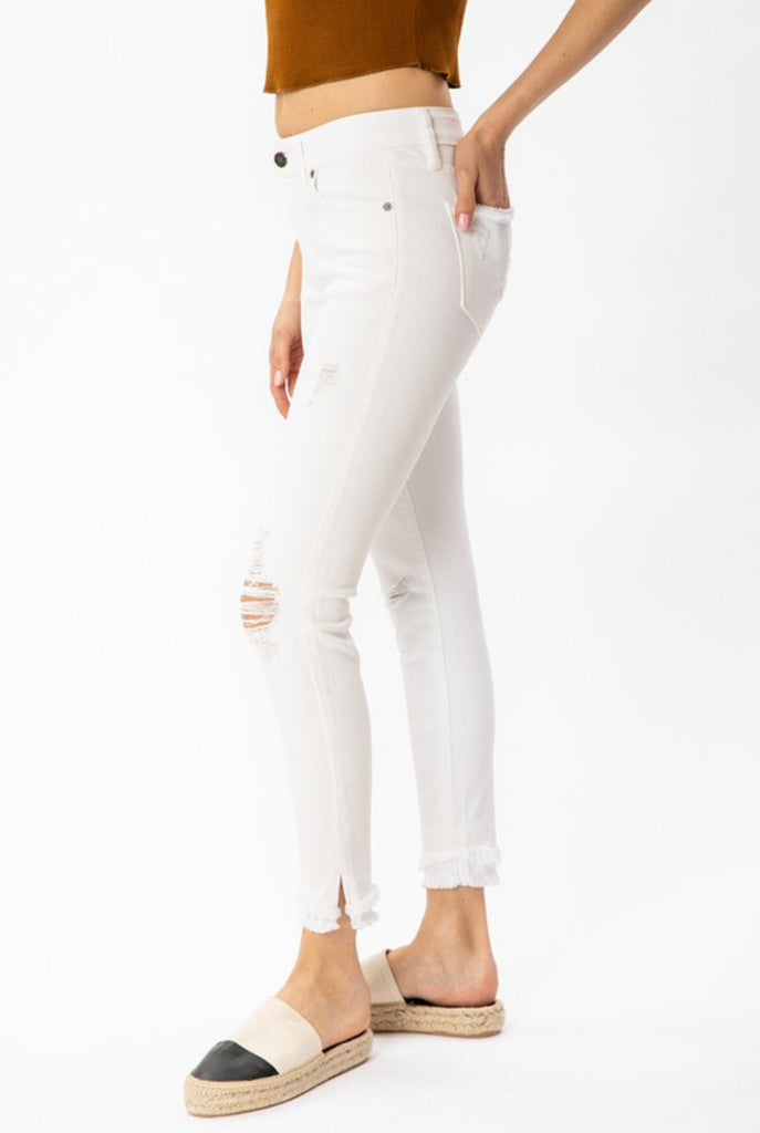 Kancan jeans mid rise White