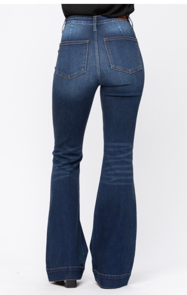 Judy Blue High rise trouser flare jeans