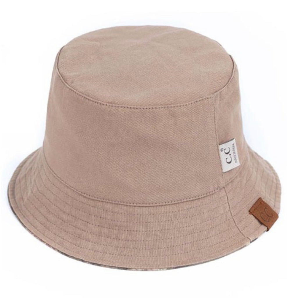 C.C. Floral camo reversible bucket hat