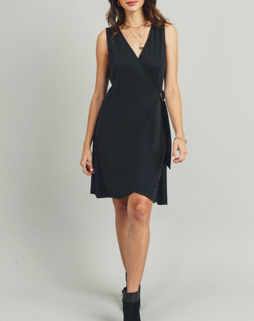 Fit and Flare wrap dress