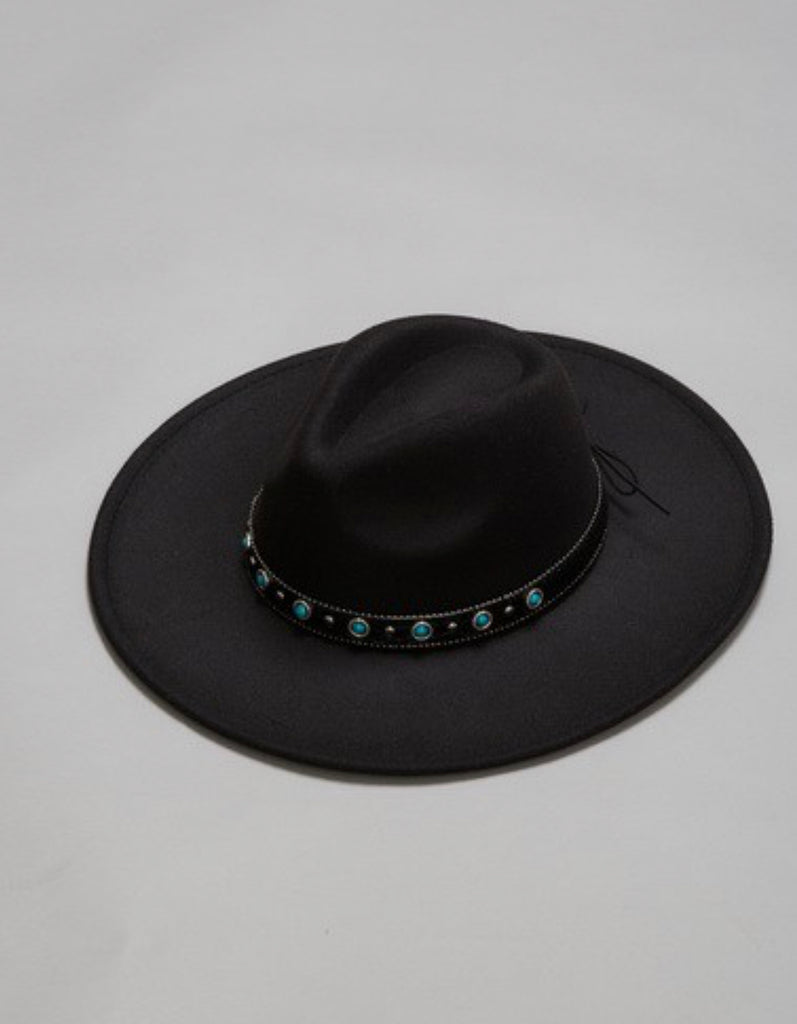 Vintage western style fedora hat