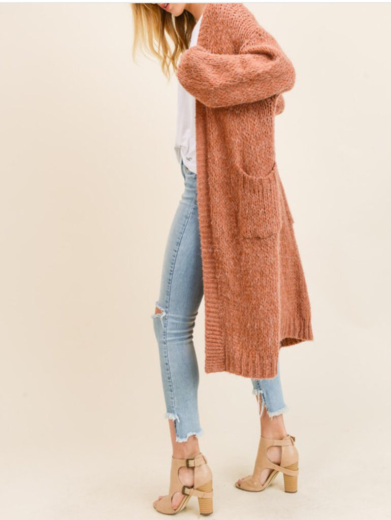 Oversized comfy cardigan with pockets