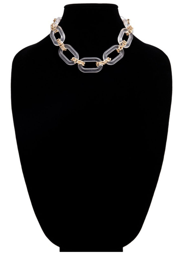 The bold chain link statement necklace